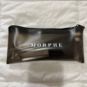 Morphe Translucent Black Cosmetic Pouch
